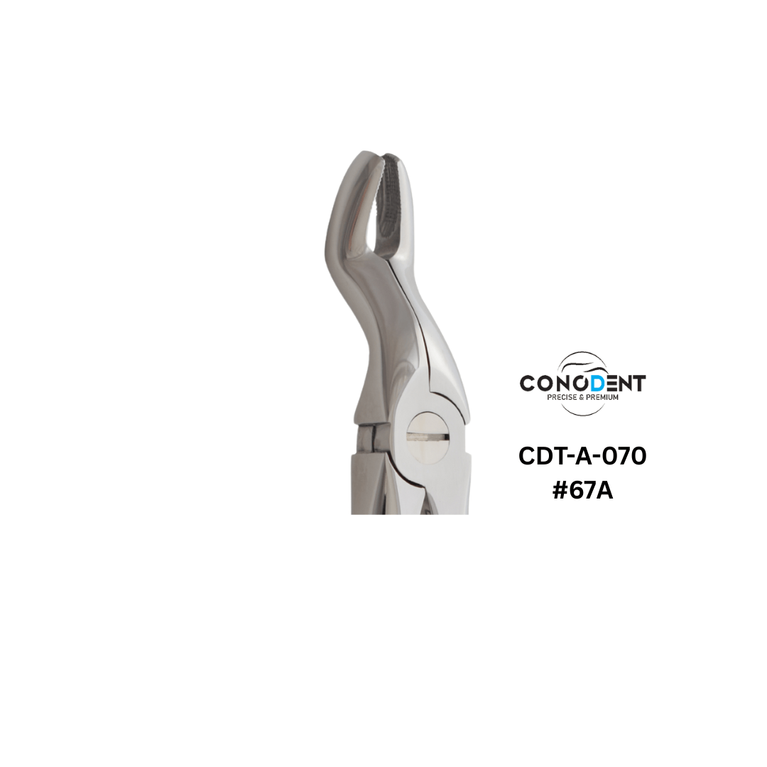Conodent Upper Third Molar Extraction Forceps Fig. #67A (CDT-A-070) English Pattern - Image 2