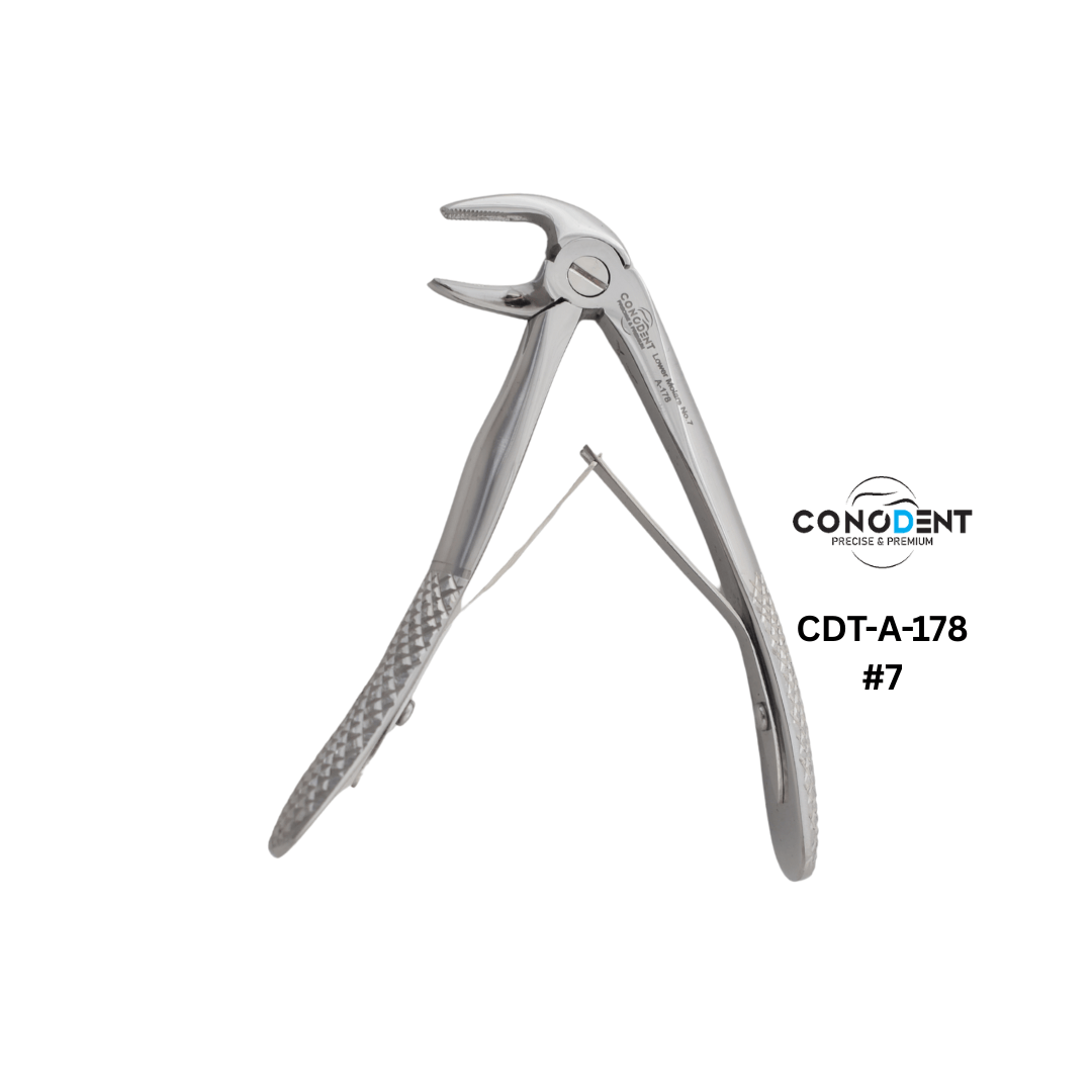 Conodent Pediatric Lower Roots Extraction Forceps English Pattern CDT-A-178