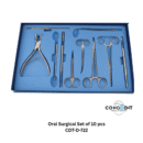 CONODENT Minor Oral Surgical Set (10-Piece) CDT-D-722