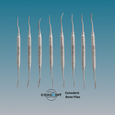 CONODENT Premium Bone Files with Hollow Handle