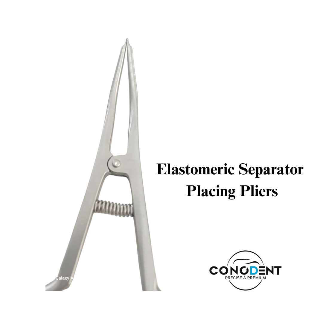 CONODENT E-113 Elastomeric Separator Placing Pliers 160mm Orthodontic Tool - Image 2