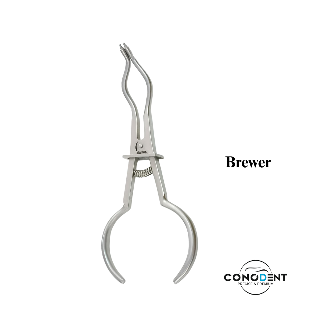 CDT-D-352 Brewer Rubber Dam Clamp Forceps – Stainless Steel - Image 2