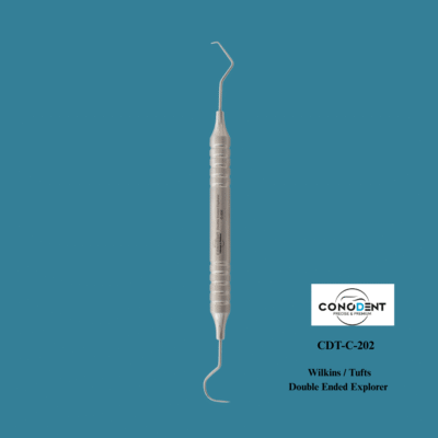 Double Ended Explorer – Wilkins / Tufts Pattern Dental Probe