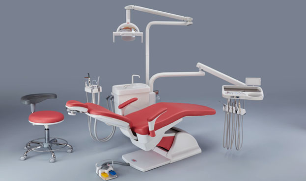 Meenakshi Dental Chair Unit with Faro LED Light & Motorized Suction